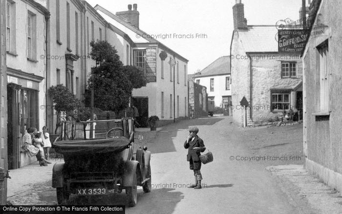 Photo of Hartland, Fore Street 1929
