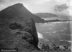 Quay, Catherine Tor And Mausley Cliff 1920, Hartland