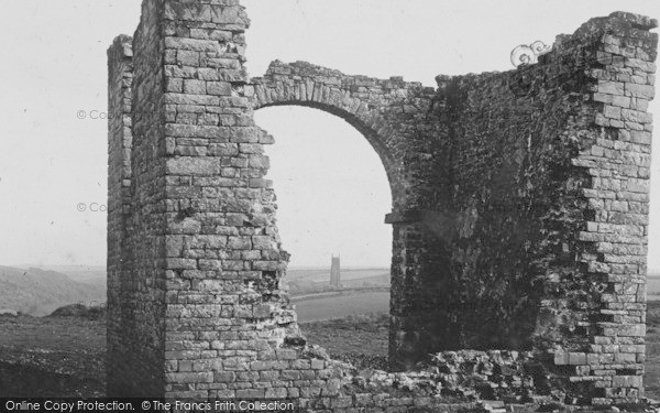 Photo of Hartland, Quay, Old Ruins On Cliffs c.1885