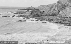 Quay, The Cliffs c.1955, Hartland