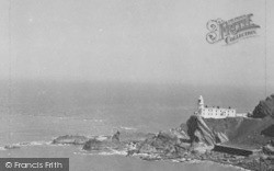 The Point And  Lighthouse c.1950, Hartland