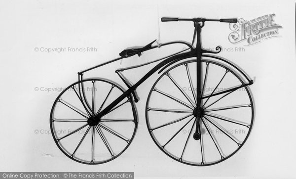 Photo of Hartlebury, Boneshaker Bicycle c.1869, County Museum c.1960