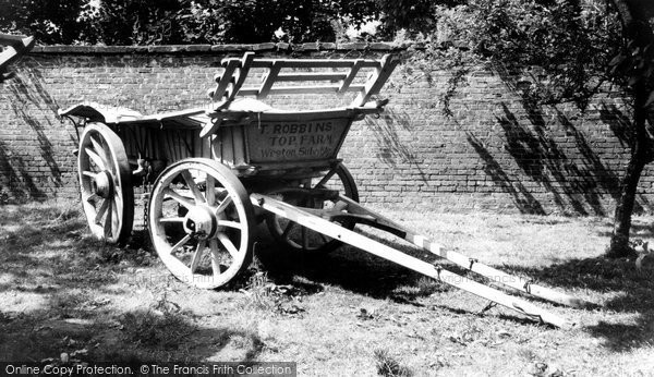 Photo of Hartlebury, Wagon, Worcester County Museum c.1960