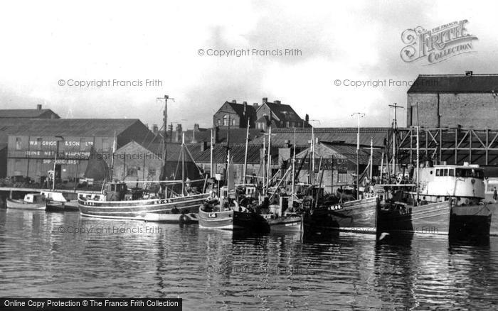 Photo of Hartlepool, Boats At The Wood Quay c.1955
