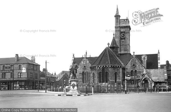 Photo of Hartlepool, Church Square c.1955