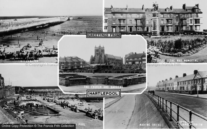 Photo of Hartlepool, Composite c.1955