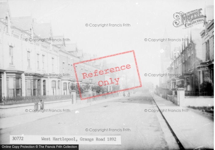 Photo of Hartlepool, Grange Road 1892
