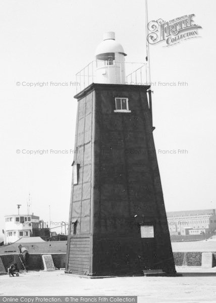 Photo of Hartlepool, Lighthouse At The Harbour c.1965