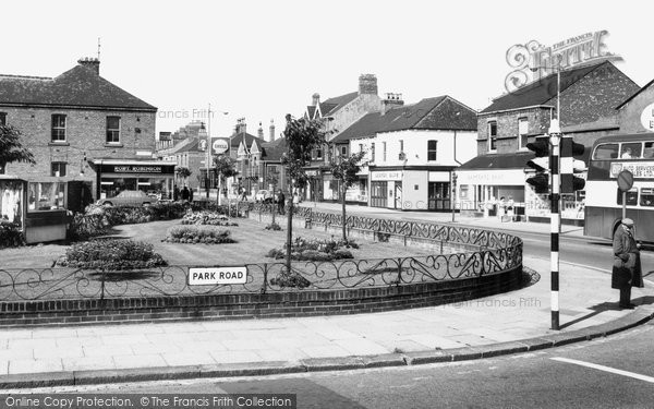 Photo of Hartlepool, Park Road And Gardens c.1965