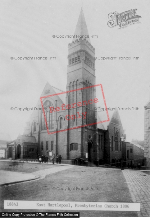 Photo of Hartlepool, Presbyterian Church 1886
