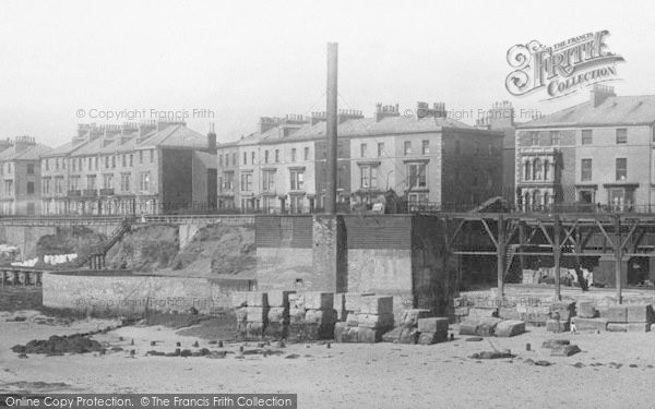Photo of Hartlepool, South Crescent And Albion Terrace 1896