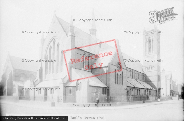 Photo of Hartlepool, St Paul's Church 1896