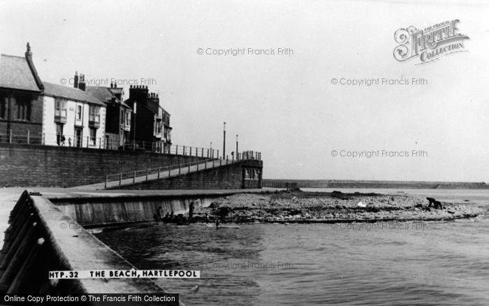 Photo of Hartlepool, The Beach c.1960