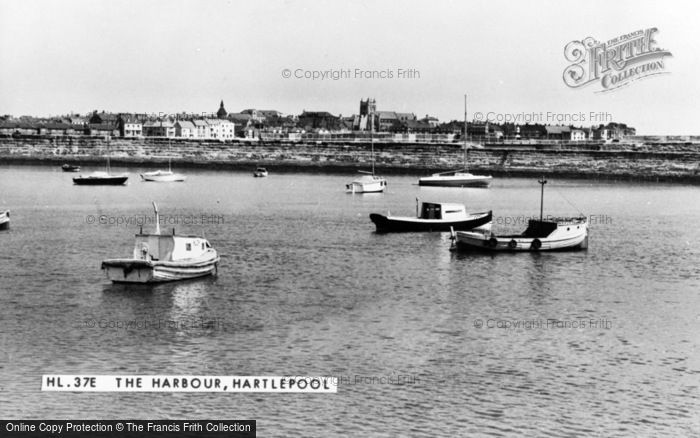 Photo of Hartlepool, The Harbour c.1955