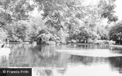 The Lake, Ward Jackson Park c.1955, Hartlepool