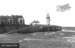 The Lighthouse From The Pier 1896, Hartlepool