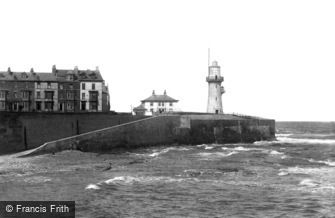 Hartlepool, the Lighthouse from the Pier 1896