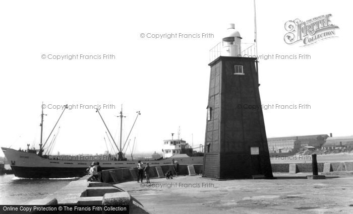 Photo of Hartlepool, The Old Pier Lighthouse c.1965