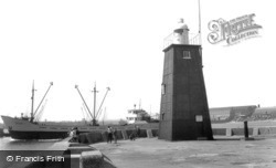The Old Pier Lighthouse c.1965, Hartlepool