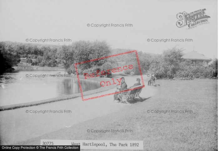 Photo of Hartlepool, The Park 1892
