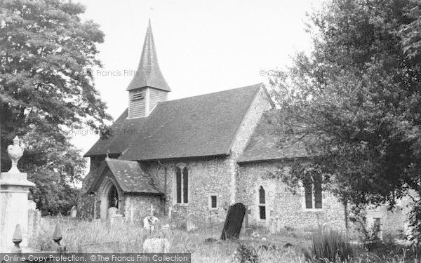 Photo of Hartley, All Saints Church c.1955