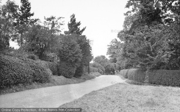 Photo of Hartley, By The Church c.1955