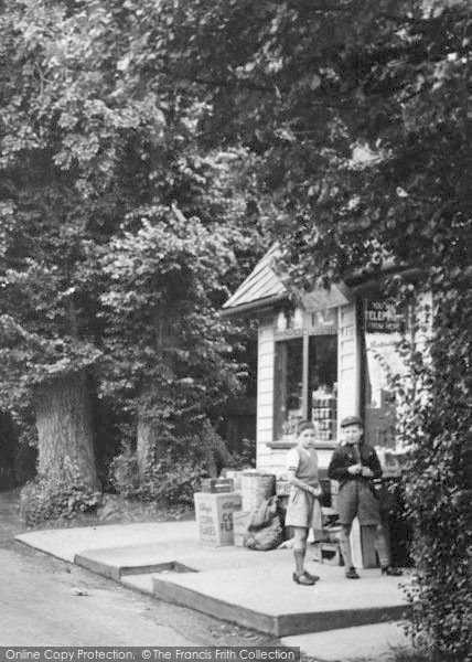 Photo of Hartley, Church Road Shop c.1950