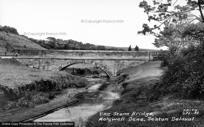 Photo of Hartley, Holywell, The Stone Bridge c.1955