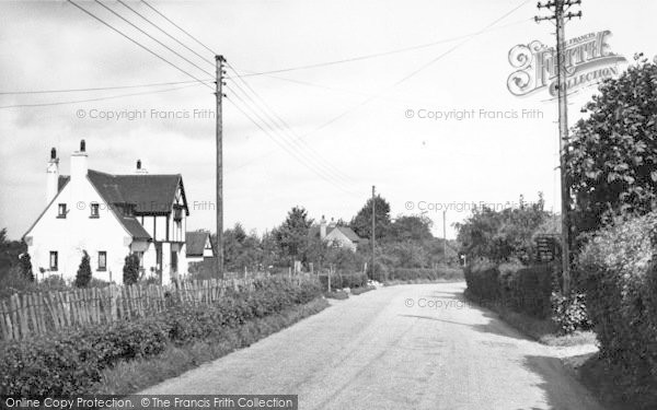 Photo of Hartley, The Village c.1950