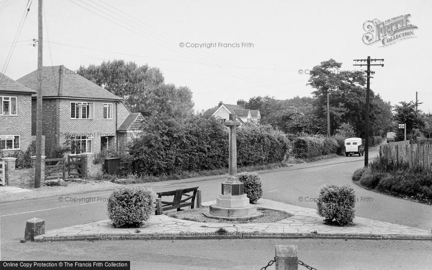 Hartley, the War Memorial c1955