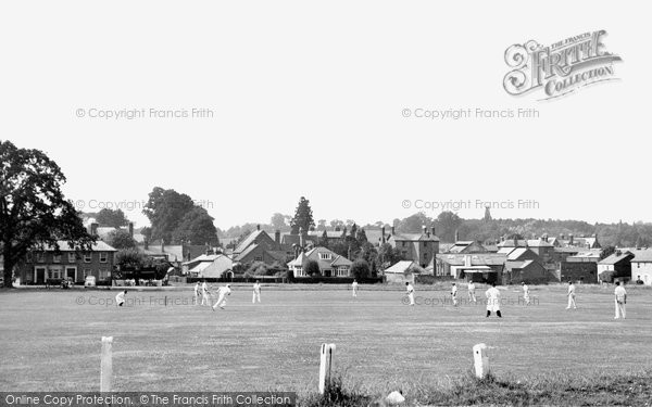 Photo of Hartley Wintney, Cricket Green c.1955