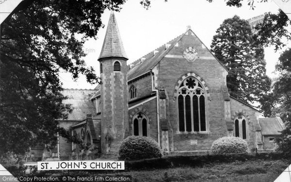 Photo of Hartley Wintney, St John's Church c.1955