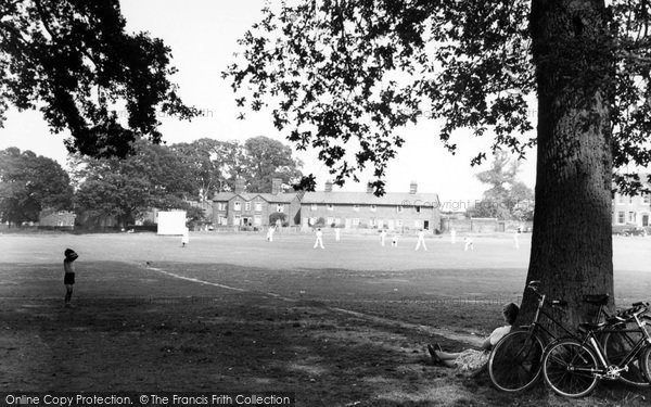 Photo of Hartley Wintney, The Cricket Green c.1955