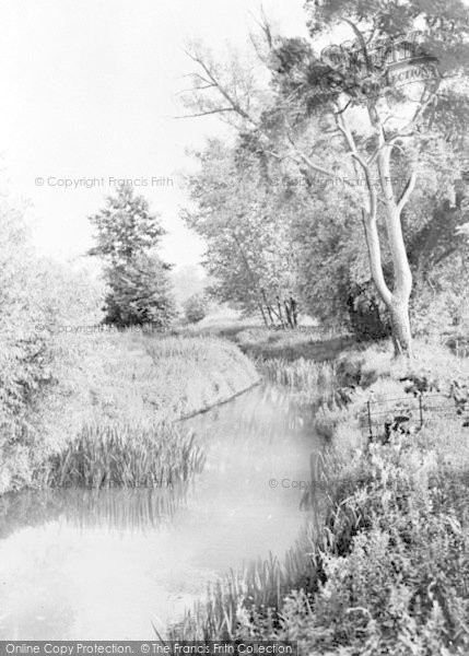 Photo of Hartley Wintney, The River Hart c.1955