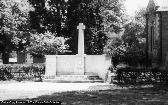 Photo of Hartley Wintney, War Memorial c.1965