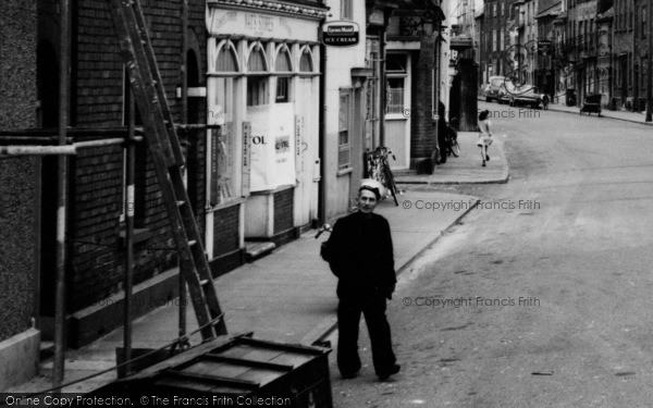 Photo of Harwich, A Sailor In West Street c.1960