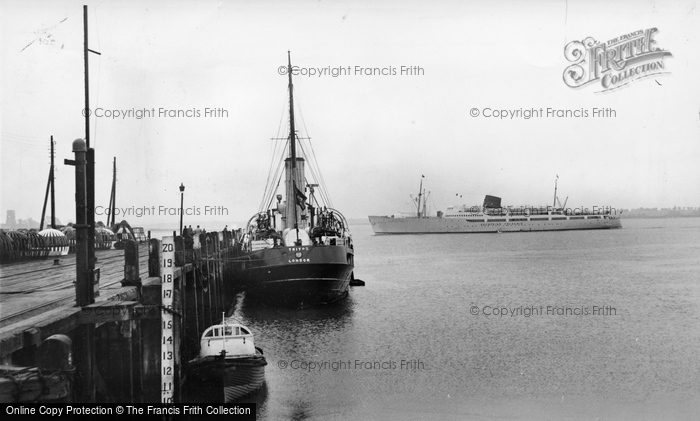 Photo of Harwich, Arrival Of The Kronsprins Frederik c.1955
