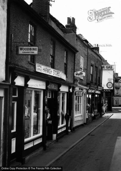 Photo of Harwich, Market Street Businesses c.1960