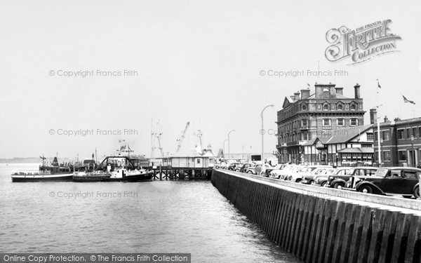 Photo of Harwich, The Harbour And Jetty c.1960
