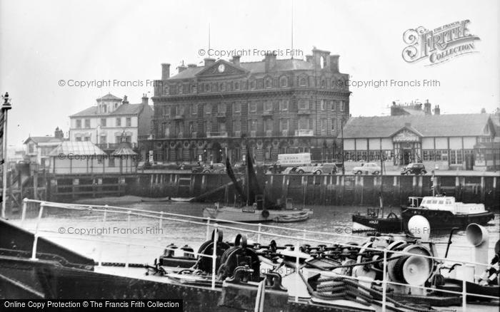 Photo of Harwich, The Quayside c.1955