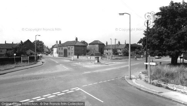 Photo of Harworth, the Cross Roads c1965