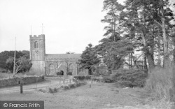 Parish Church c.1955, Haselbury Plucknett