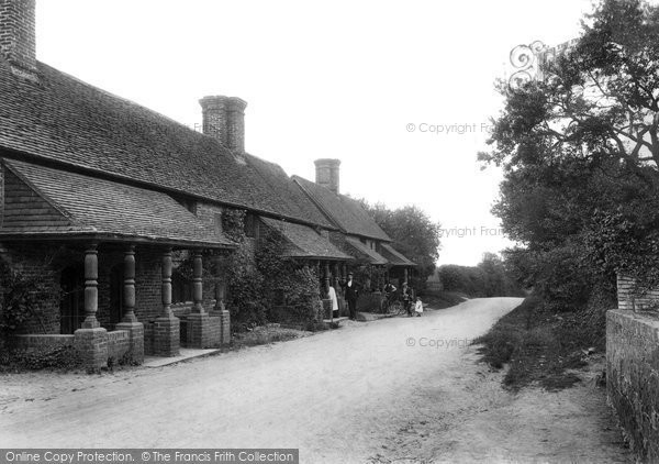 Photo of Haslemere, Almshouses 1901