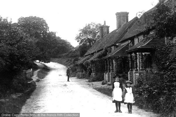 Photo of Haslemere, Almshouses, Petworth Road 1888