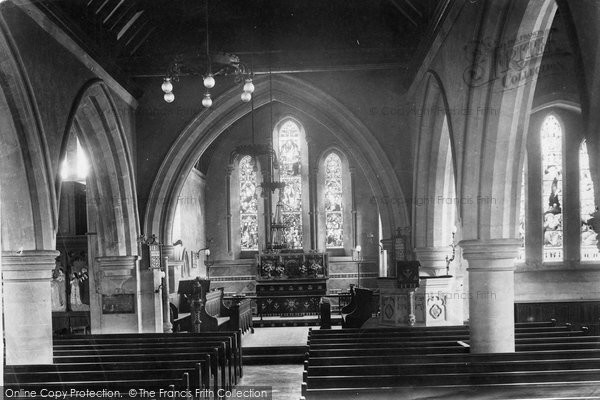 Photo of Haslemere, Church Interior 1907