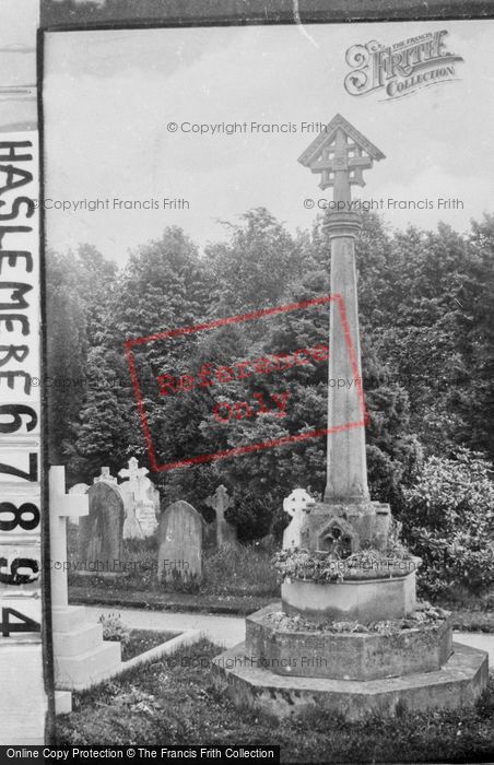 Photo of Haslemere, Churchyard, Memorial To The Unnamed Dead 1917