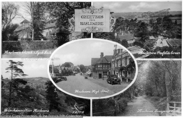 Photo of Haslemere, Composite c.1930