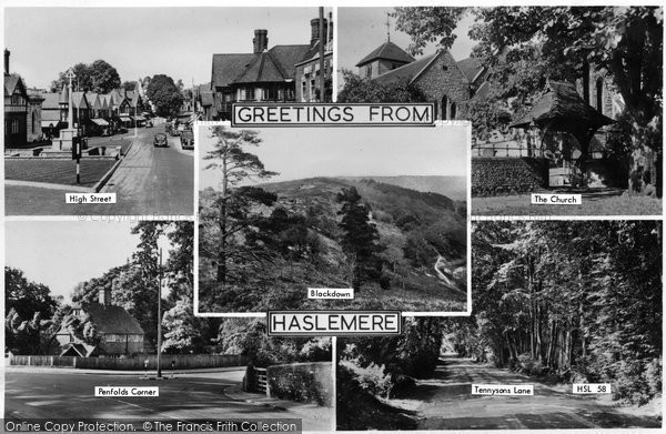 Photo of Haslemere, Composite c.1955