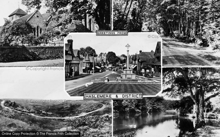 Photo of Haslemere, Composite c.1955