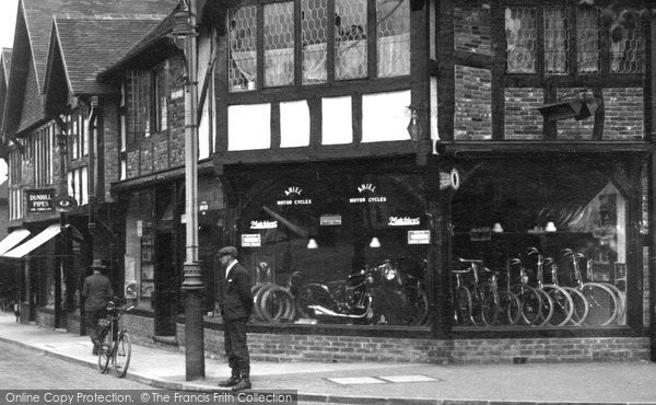 Photo of Haslemere, Cycle Shop 1931